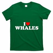I Love Whales T-Shirt - Irish Green