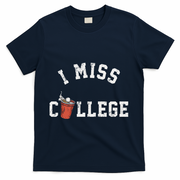 I Miss College Vintage T-Shirt - Navy