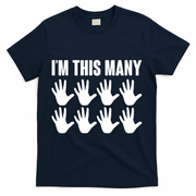 I'm This Many - 40th Birthday T-Shirt - Navy
