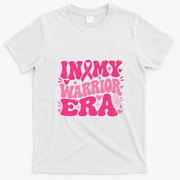 In My Warrior Era Breast Cancer Awareness T-Shirt - White