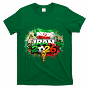 Iran North America Soccer Tournament 2026 T-Shirt - Green