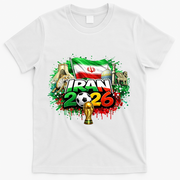 Iran North America Soccer Tournament 2026 T-Shirt - White