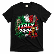 ITALY North America Soccer Tournament 2026 T-Shirt - Black