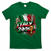 ITALY North America Soccer Tournament 2026 T-Shirt - Green