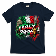 ITALY North America Soccer Tournament 2026 T-Shirt - Navy