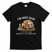 Im Not Old Funny Father Pun Loading Grandpa Daddy Humor T-Shirt - Black