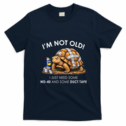 Im Not Old Funny Father Pun Loading Grandpa Daddy Humor T-Shirt - Navy Blue