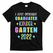 I Officially Graduated Kindergarten T-Shirt - Black