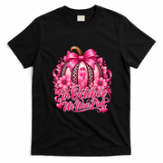 In October We Wear Pink Pumpkin Breast Cancer Halloween T-Shirt - Black