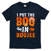 I Put The Boo In Boujee Gift T-Shirt - Navy Blue