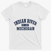 Indian River Michigan Vintage T-Shirt - White
