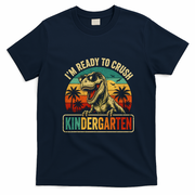 I'm Ready To Crush Kindergarten Dinosaur Back To School T-Shirt - Navy Blue