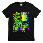 I'm Ready to Crush Kindergarten Dinosaur 1st Day of School T-Shirt - Black