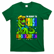 I'm Ready to Crush Kindergarten Dinosaur 1st Day of School T-Shirt - Green