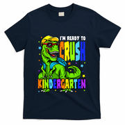 I'm Ready to Crush Kindergarten Dinosaur 1st Day of School T-Shirt - Navy