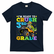 I'm Ready To Crush 3rd Grade Monster Truck Dinosaur Boy T-Shirt - Navy