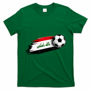 Iraq Soccer Flag Iraqi T-Shirt - Green