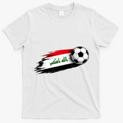 Iraq Soccer Flag Iraqi T-Shirt - White
