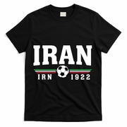 Iran Soccer Fan Vintage 1922 Tribute T-Shirt - Black