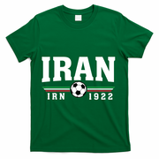 Iran Soccer Fan Vintage 1922 Tribute T-Shirt - Green