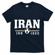 Iran Soccer Fan Vintage 1922 Tribute T-Shirt - Navy