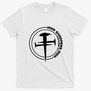 Iron Sharpens Iron Proverbs 27:17 Christian Quote T-Shirt - White