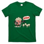 It's Showtime Movie Theater Popcorn Funny Meme T-Shirt - Irish Green