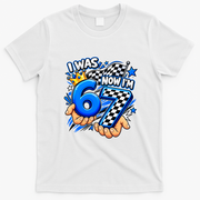 I Was 6 Now I'm 7 Birthday Celebration 67 Meme T-Shirt - White