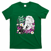 I Will Always Love You Dolly Signature T-Shirt - Irish Green