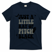 Just A Little Ray Of Pitch Black Halloween T-Shirt - Navy