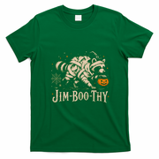 Jim Boo Thy Halloween Jimothy Raccoon T-Shirt - Irish Green