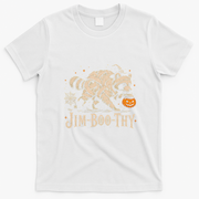 Jim Boo Thy Halloween Jimothy Raccoon T-Shirt - White