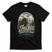 Jackie Eagle Big Bear Valley Legend Wild & Free Forever 2012-2026  T-Shirt - Black