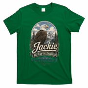 Jackie Eagle Big Bear Valley Legend Wild & Free Forever 2012-2026  T-Shirt - Irish Green