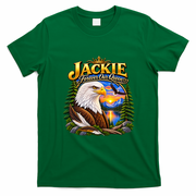 Jackie Eagle Forever Our Queen Memorial Tribute T-Shirt - Irish Green
