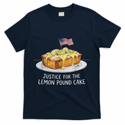 Justice For Lemon Pound Cake T-Shirt - Navy