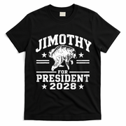 Jimothy For President 2028 Viral Racoon T-Shirt - Black