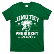 Jimothy For President 2028 Viral Racoon T-Shirt - Irish Green