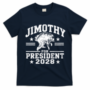 Jimothy For President 2028 Viral Racoon T-Shirt - Navy Blue