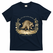 Jimothy From Seattle It’s OK To Be Weird Funny Raccoon T-Shirt - Navy Blue