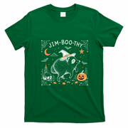 Jim-Boo-thy Halloween Raccoon Jimothy Witch T-Shirt - Irish Green