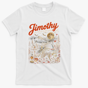 Jimothy Halloween Raccoon Seattle Spooky Season T-Shirt - White