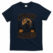 Jimothy Halloween Raccoon T-Shirt - Navy Blue