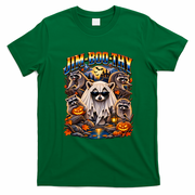 Jim-Boo-Thy Halloween Raccoons Funny Jimothy T-Shirt - Irish Green