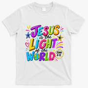 Jesus Is The Light Of The World T-Shirt - White