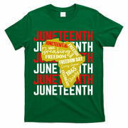 Juneteenth Pride Freedom Black History T-Shirt - Green