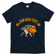 Jimothy Raccoon Jim-Boo-Thy Halloween T-Shirt - Navy Blue