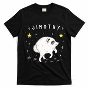 Jimothy Raccoon Viral Trend T-Shirt - Black