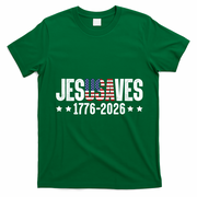 Jesus Saves USA 1776-2026 250 Years T-Shirt - Irish Green
