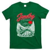 Jimothy Seatle Wildlife Raccoon Viral T-Shirt - Irish Green